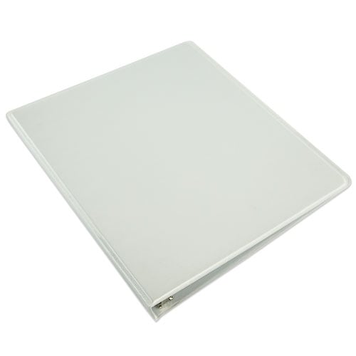 2.5" Premium White Round Ring Clear View Binders - 12pk