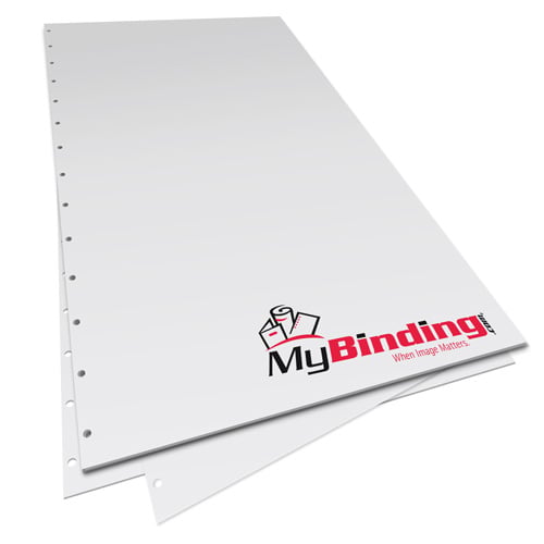 8.5" x 14" 28lb Velobind 14 Hole Pre-Punched Binding Paper - 1250 Sheets