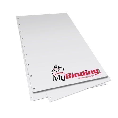 5.5" x 8.5" 32lb Velobind 9 Hole Pre-Punched Binding Paper - 250 Sheets