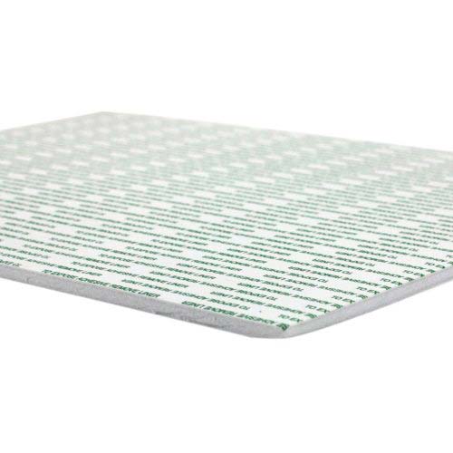 White 3/16" Foam Core Repositionable Adhesive 8.5" x 11" Mounting Boards - 10pk