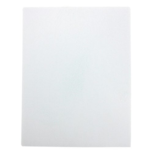 White 3/16" Foam Core Repositionable Adhesive 8.5" x 11" Mounting Boards - 10pk