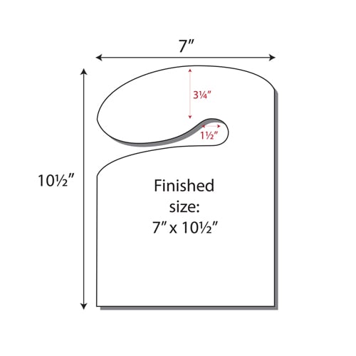 Print Your Own 1-up Abstract Door Hangers - 250pk