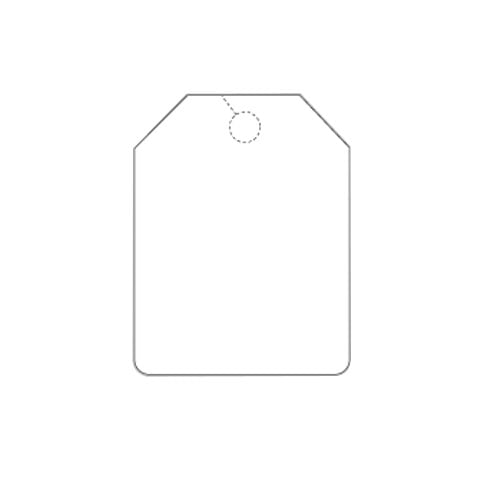 Print Your Own 1-up Tag Shaped 8" x 10.5" Jumbo Door Hangers - 250pk