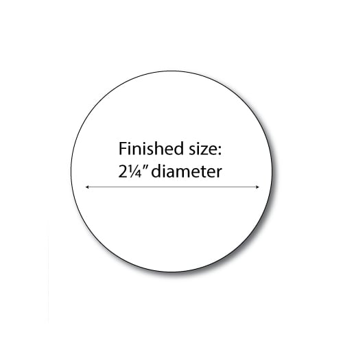 Print Your Own 2.25" 12-Up Button Blanks - 100 Sheets