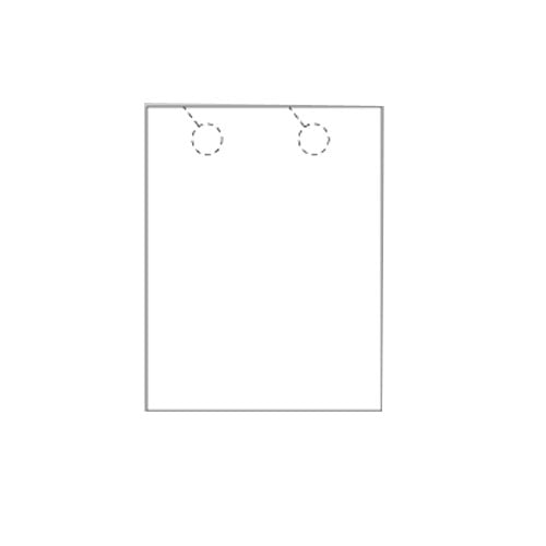 Print Your Own 2-up Door Hangers - 250pk