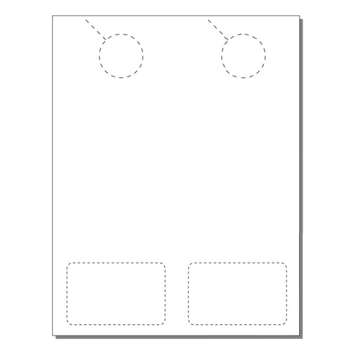Print Your Own 2-up Door Hangers with Club Cards - 250pk