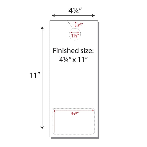 Print Your Own 2-up Door Hangers with Club Cards - 250pk