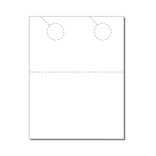 Print Your Own 2-up Door Hangers with Post Cards - 250pk