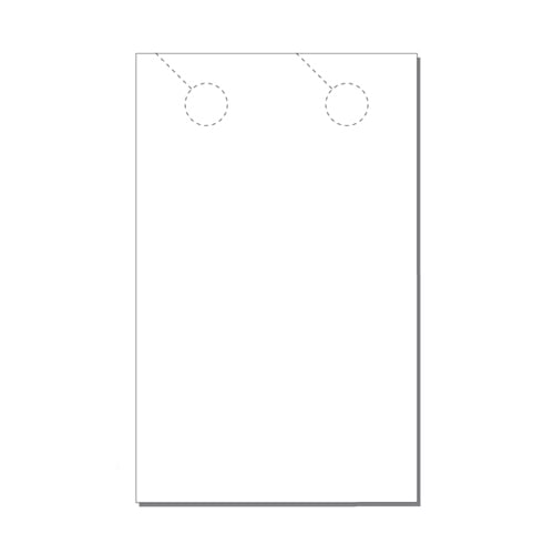 Print Your Own 2-up Extra Long Door Hangers - 250pk