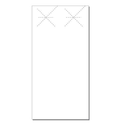 Print Your Own 2-up Extra Long Starburst Door Hangers - 250pk