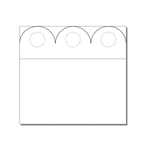 Print Your Own 3-up Arched Bottle Hangers - 250pk