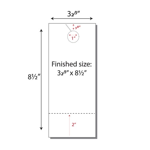 Print Your Own 3-up Door Hangers with Coupon - 250pk