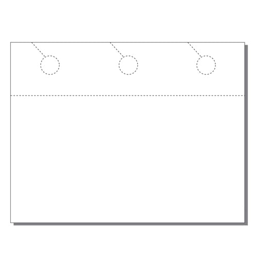 Print Your Own 3-up Door Hangers with Post Cards - 250pk
