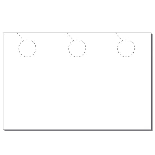Print Your Own 3-up Jumbo Door Hangers - 334pk