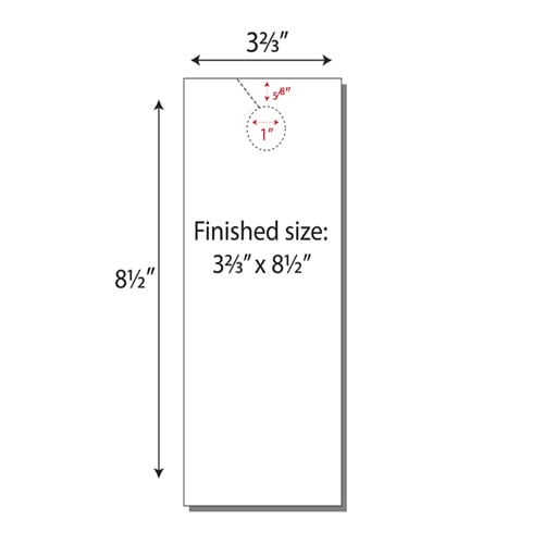 Print Your Own 3-up Door Hangers - 250pk