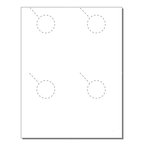 Print Your Own 4-up Door Hangers - 250pk