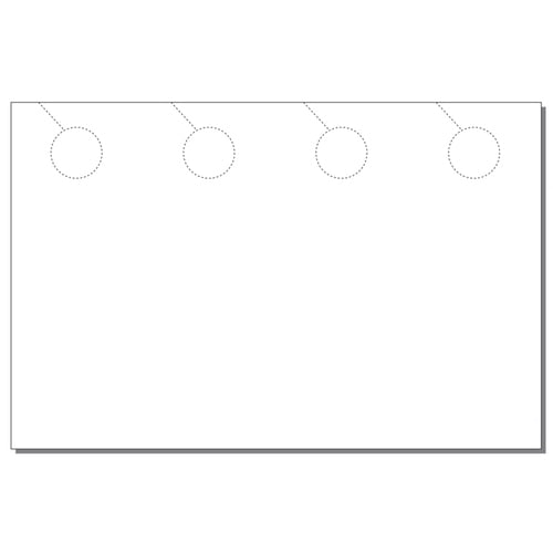 Print Your Own 4-up Door Hangers on 8.5" x 13" Paper - 250pk