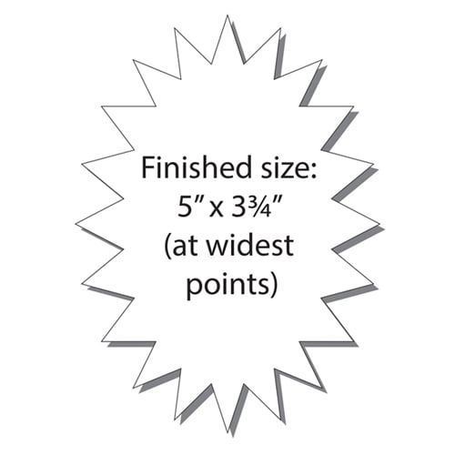 Print Your Own 4-Up Starburst - 250 Sheets