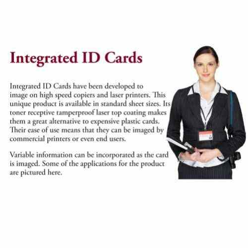 Printable Glossy Identification Cards 2up