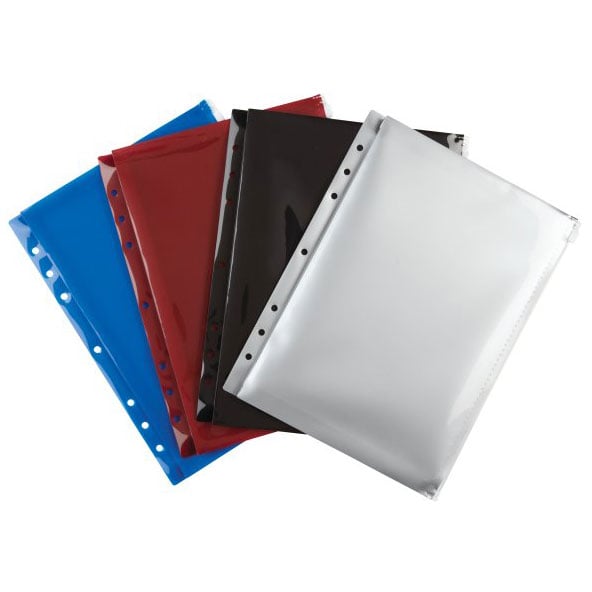 Wilson Jones Professional Assortment Zip Pouches - 12pk