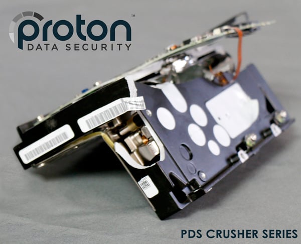 Proton PDS-100 Automatic Hard Drive Crusher and Accessories