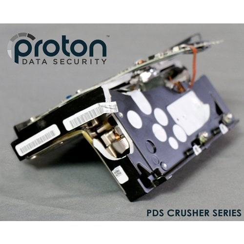 Proton PDS-75 Manual Hard Drive Crusher and Accessories