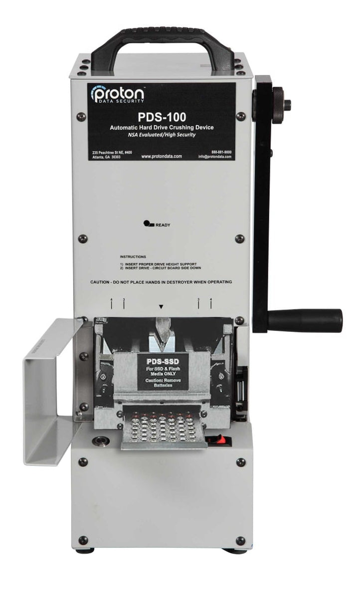 Proton PDS-SSD Destroyer Module for PDS-75 and PDS-100 Hard Drive Crushers