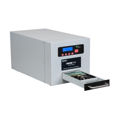 Proton T-1 Automatic Drawer-Style Hard Drive and Magnetic Media Degausser and Accessories