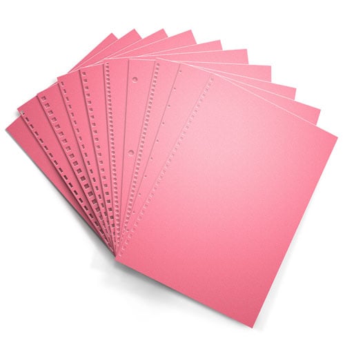 Pulsar Pink Astrobrights 24lb Punched Binding Paper - 500 Sheets