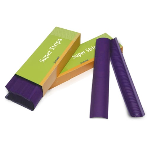 Purple 11" Wide Powis Parker Fastback Super Strips (300/Case) - 56WFBPURPLE