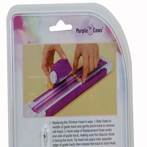 Purple Cows 9 Blade Trim It Replacement Cutting Head - 7601