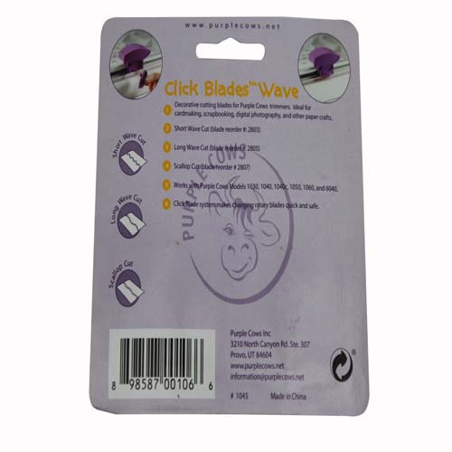 Purple Cows Click Blade Wave Pack - 3/PK