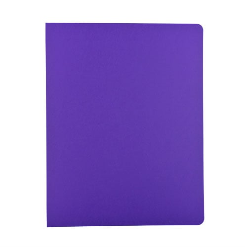 16mil Purple Leather Grain Poly Covers