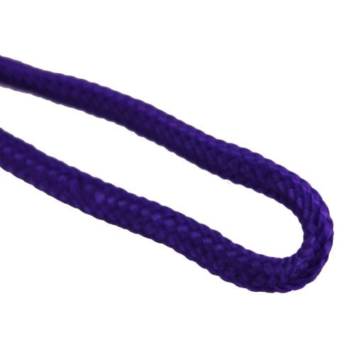 Purple Round Braid Lanyard with NPS Swivel Hook - 100pk