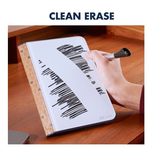 Quartert Portable Glass Dry Erase Pad (Blue/White) - Q090GDPN03