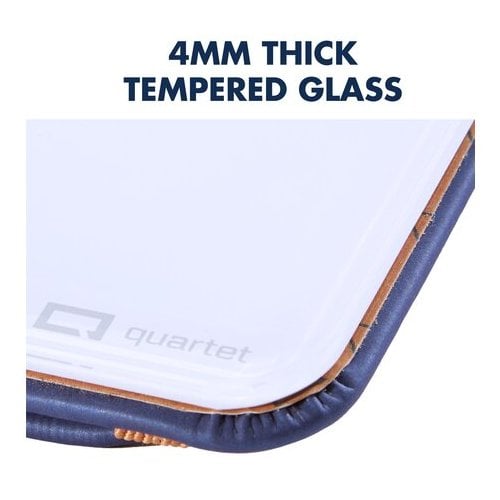 Quartert Portable Glass Dry Erase Pad (Blue/White) - Q090GDPN03