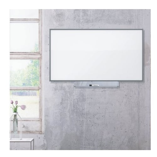 Quartet Silhouette Total Erase 50" x 28" Whiteboard With Silver Aluminum Frame
