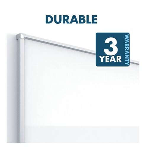 Quartet Silhouette Total Erase 85" x 48" Whiteboard With Silver Aluminum Frame