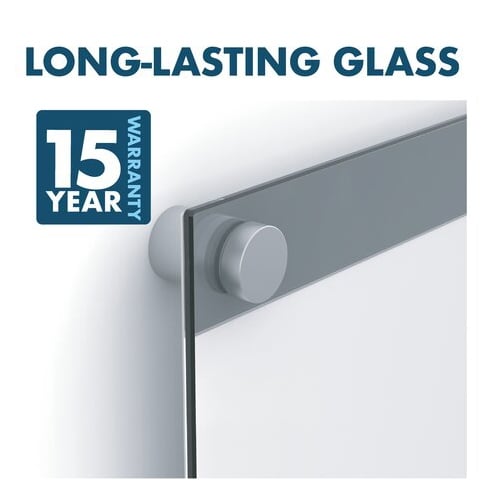 Quartet Infinity 11" x 17" Customizable Magnetic Glass Dry-Erase Board