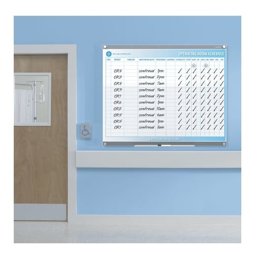 Quartet Infinity 18" x 24" Customizable Magnetic Glass Dry-Erase Board