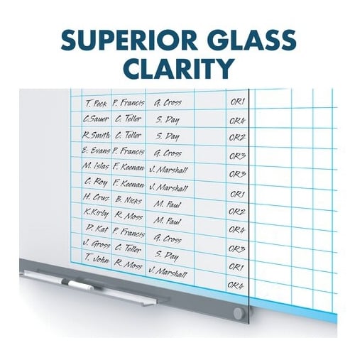 Quartet Infinity 18" x 24" Customizable Magnetic Glass Dry-Erase Board