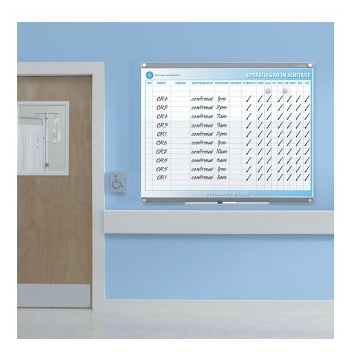 Quartet Infinity 48" x 36" Customizable Magnetic Glass Dry-Erase Board