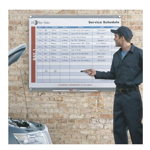 Quartet Infinity 48" x 36" Customizable Magnetic Glass Dry-Erase Board