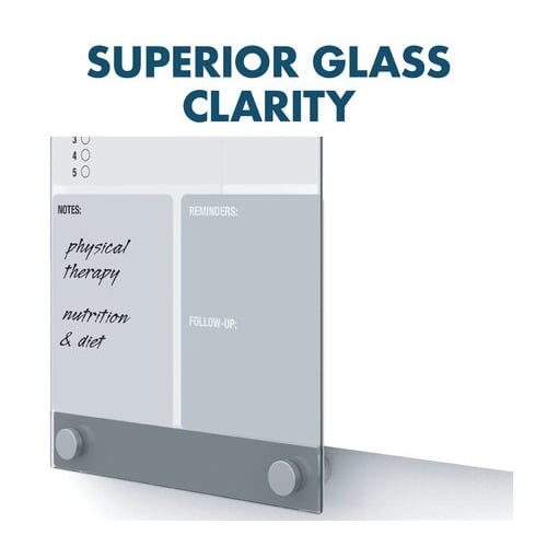 Quartet Infinity 8.5" x 11" Customizable Magnetic Glass Dry-Erase Board
