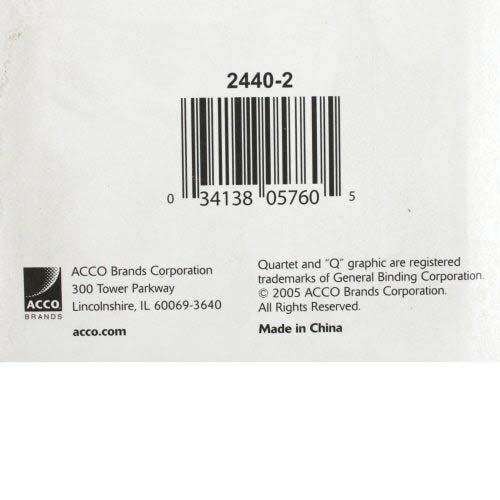 Quartet 1.25" x 12" Black Plastic Bulletin Bar III - 2440-2