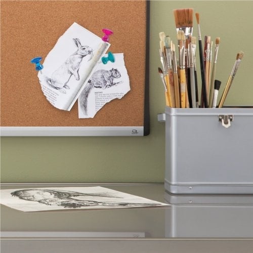 Quartet 1" Assorted Colored Push Pins - 3 Packs (30/pk)