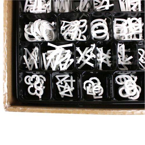Quartet 1" Characters for Felt Letter Boards - 4423