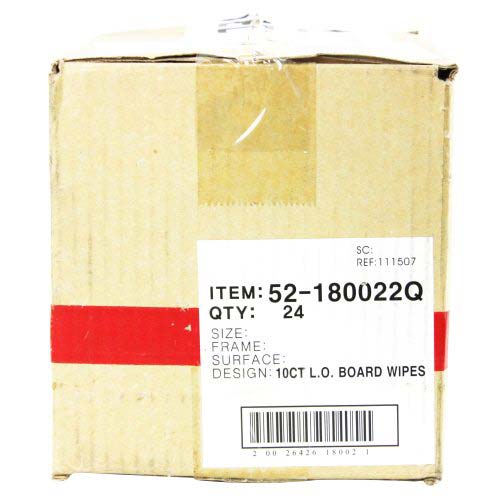 Quartet 10-Count Dry-Erase Cleaning Wipes - B52-180022
