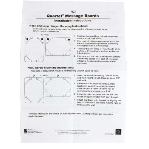 Quartet 11" x 14" Grey In Out System with 18 Names - 750 - Clearance Sale