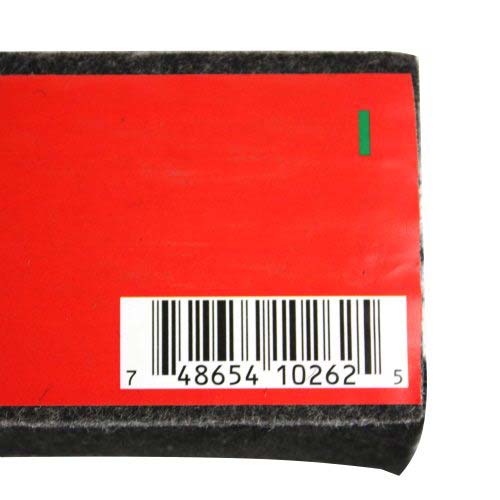 Quartet 12" x 2" x 1.25" BoardGear Felt Chalk Eraser - ESP12